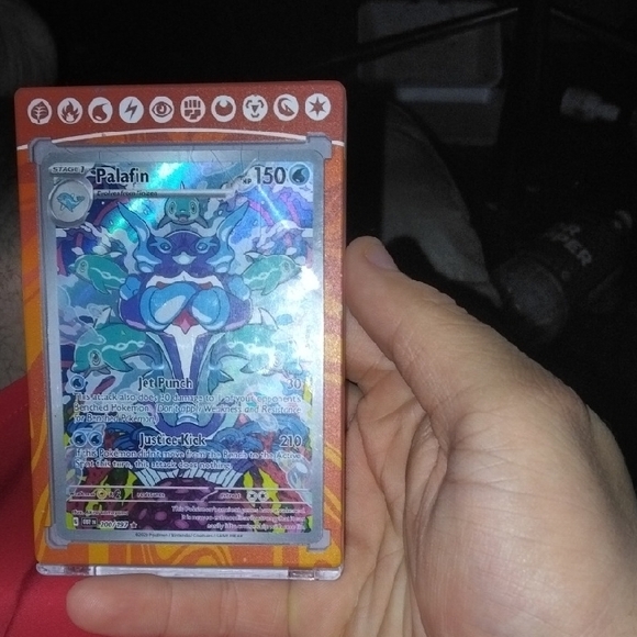 Pokemon Trading Card - Red and Blue